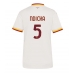 Tanie Strój piłkarski AS Roma Evan Ndicka #5 Koszulka Wyjazdowej dla damskie 2026-27 Krótkie Rękawy